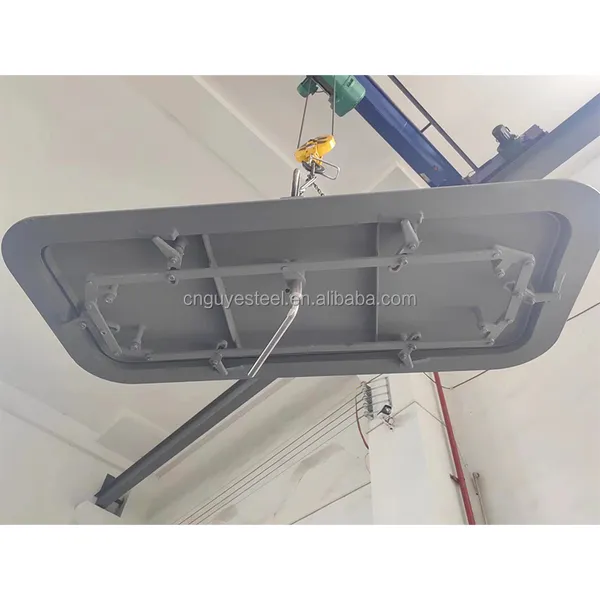 Customized Single Handle Steel Door for Ships Watertight and 12V Marine Product photo-3
