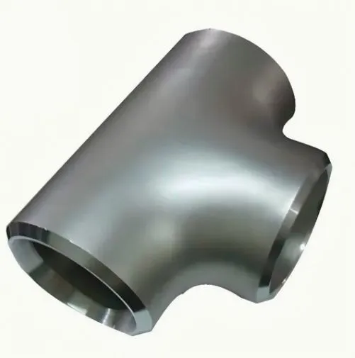 Stainless Steel Sanitary Welded Reducing Long 12inch Sch40 Straight Pipe Fittings Equal Cutback Tee photo-2