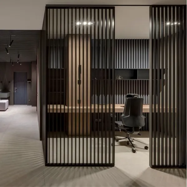 With OPK Sliding System Glass Door Partition for Bedroom Living Bathroom Room Star Hotel Villa Apartment Aluminum Slide Indoor photo-2