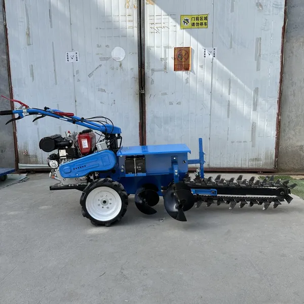 Chain Trencher, Small Agricultural Hydraulic Model, for Plowing, Orchards, Hard Ground, Cable and Pipeline Trenching, and Fertilization photo-5