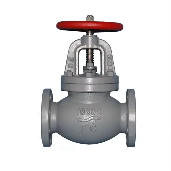 JIS 5K 10K 16K Cast Iron Flange Stop Globe Valve Marine Industrial Globe Valve Manufacturer photo-6