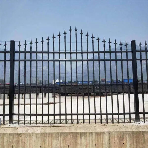 Outdoor Wrought Iron Fence 6ft Height Anti Rust Coated for Pool and Balcony Safety photo-2