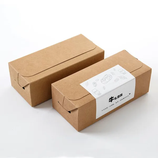Foldable Kraft Paper Packaging Box With String