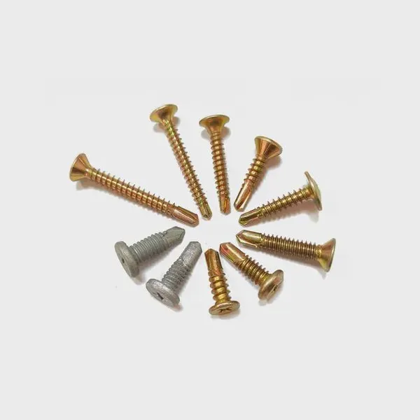 C1022A Carbon Steel Tek Screws Hex Head With EPDM Washer Yellow Zinc for Metal Roofing No Snapping Full Sizes Available photo-3