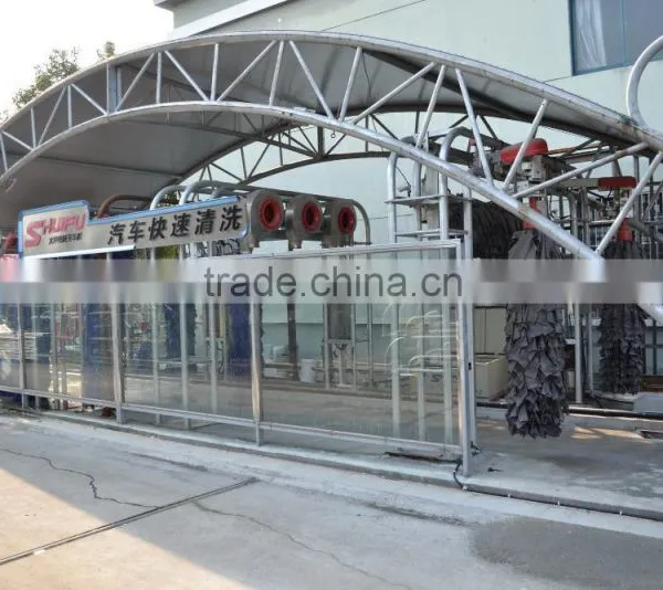 12Brushes Tunnel, Brush Car Wash, Tunnel Car Wash Equipment GT-R800 49000USD 12Brushes Wheel Wash Chassis Washing Polish photo-2