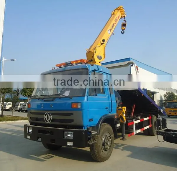 2015 Euro III or Euro IV Dongfeng 4x2 Tow Truck Wrecker With Crane in Peru photo-6