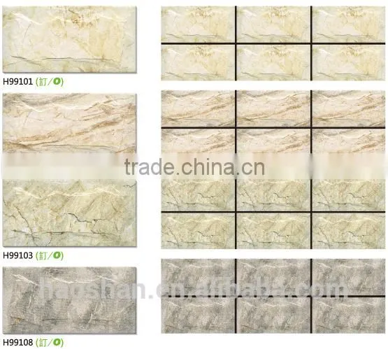 Cheap 3D Colored Exterior Decorative Wall Tiles Houson Tiles photo-4