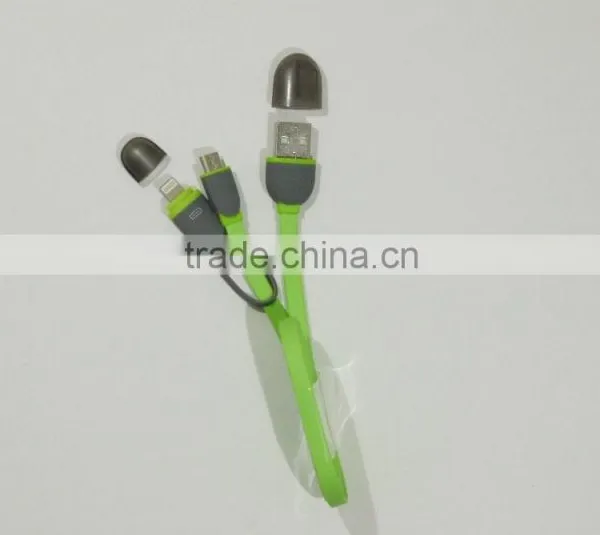 Blue Color Zipper Standard Length USB Charger Cable Assembly photo-5