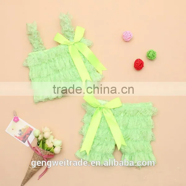 Baby Clothes Baby Girls Outfits Baby Romper Sets (romper +pants) photo-5