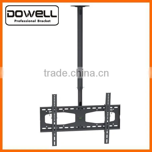 Height adjustable ceiling LCD TV bracket mounts