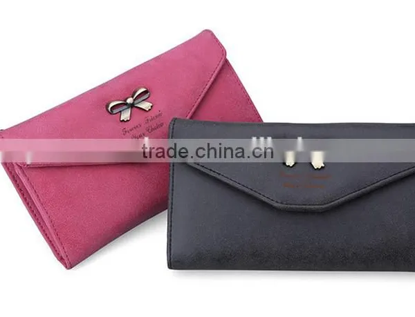 Ladies Bowknot Purse Long Style Phone Hand Wallet photo-2