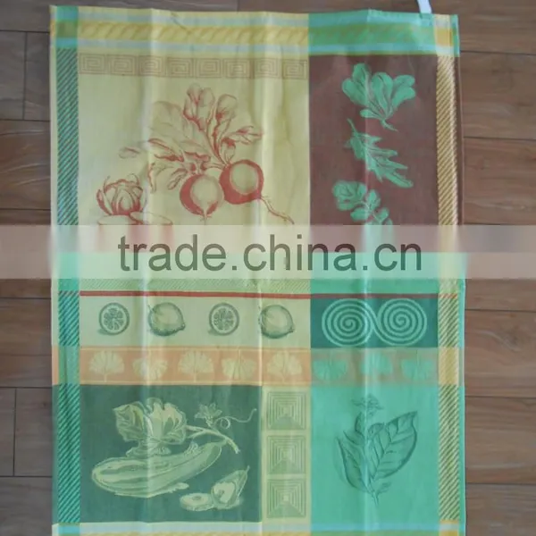 Cotton Jacquard Tea Towel With Fresh Design