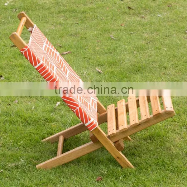 Folding Wooden Beach Chair photo-2