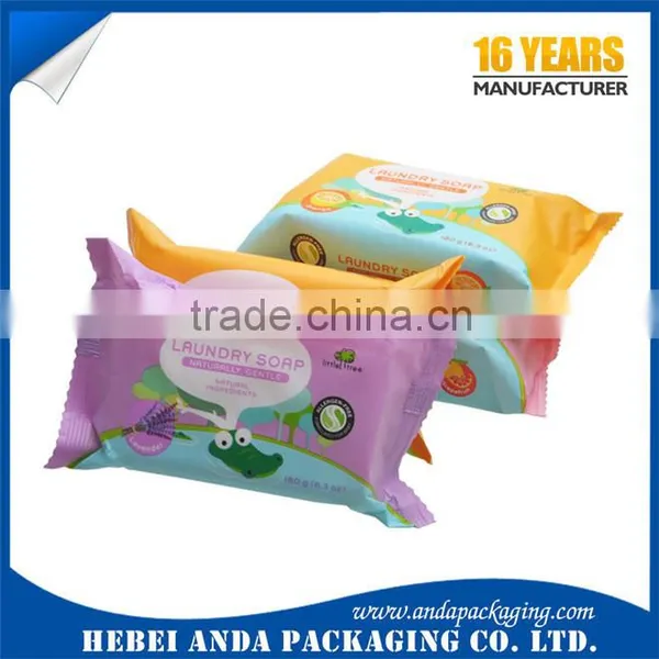 Plastic Bar Soap Packaging /clear Plastic Roll Packaging Film for Soap Bag Soap Pouch photo-2