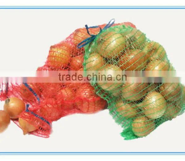 50g Onion Vegetable Fruit Leno Mesh Bag , PP Mesh Bag for Potato photo-3