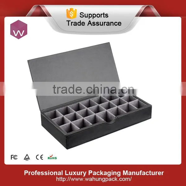 Top End Luxury Custom Cufflink Box Leather photo-3