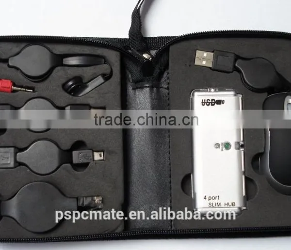 Black USB Travel Sets in White Color Suitable for Business Travel/coorperate Gifts photo-2