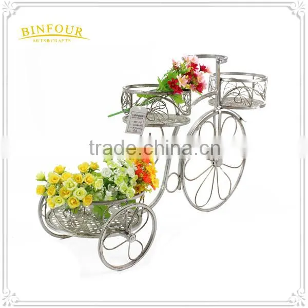 Garden Bike Planter Holder Bike Metal Wall Flower Pot Holder photo-3