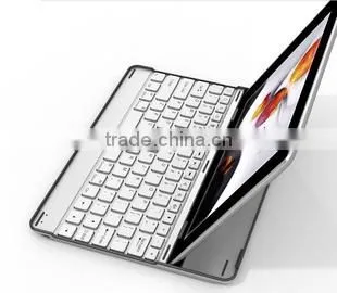 Black White Aluminum Bluetooth Wireless Keyboard Case Cover for Apple New IPad 4 3 2+bluetooth Wireless Keyboard photo-4