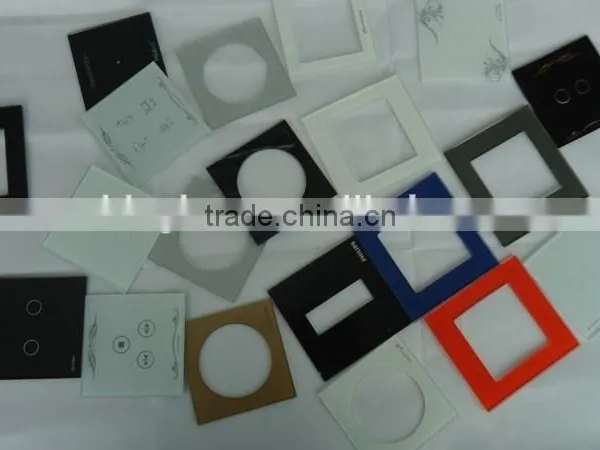 Glass Switch Plate Covers Electrical Outlet Glass Covers Panel Light Switch Glass Cover Plates photo-4