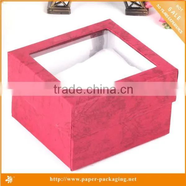 Grey Cardbaord Luxury Single Watch Boxes photo-3