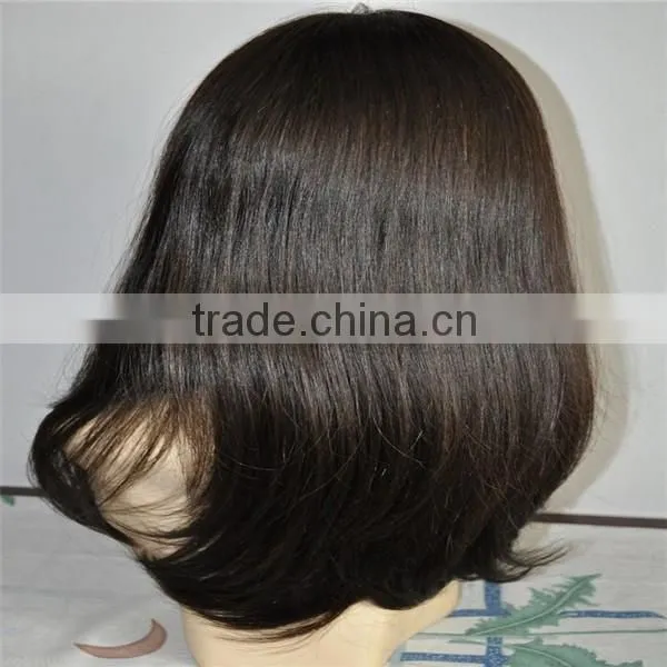 Customized Silk Top European Virgin Human Hair Made Jewish Wig photo-2