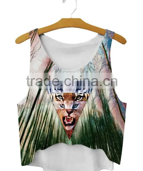 Fancy Ladies Tops Latest Design Girls Cool Summer Tank Tops In Bulk photo-2