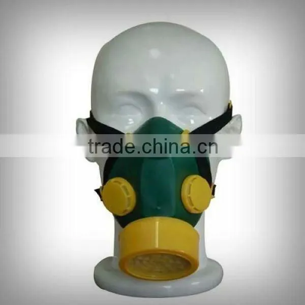 2016 Hot Sell Half Face Gas Mask Single Filter Gas Mask Military Chemical Matched With Double Activated Carbon Filter Gas Mask photo-2