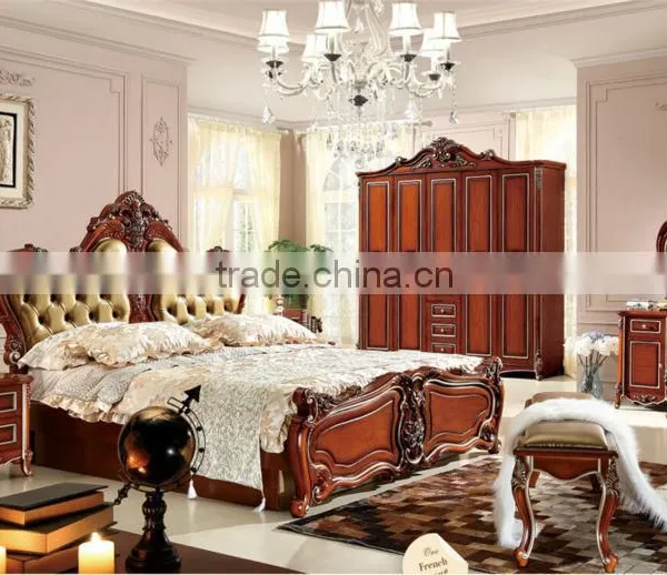 Solid Wood Bedroom Furniture Triple Bunk Bed Wholesale Italian Furniture photo-3