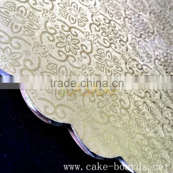 Factory Baking Paper Foil Covered Corrugated Cake Board photo-2