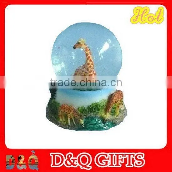 Polyresin Animal Snow Globe