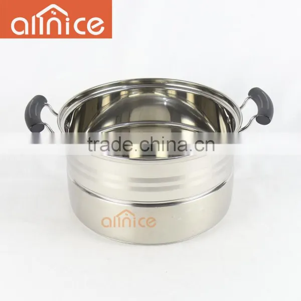 Allnice-wholesale Stainless Steel Double Boiler/ Steamer Set From China photo-6