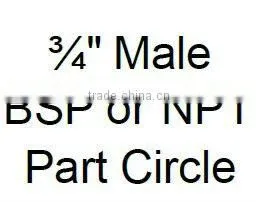 3/4"Part Circle Agriculture Irrigation Metal Impact Sprinklers photo-3