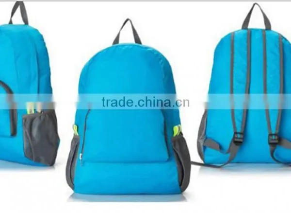 2016 New Design Polyester Lightweight Foldable Backpack photo-3