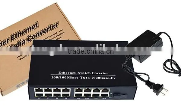 16 Ports+1 Fiber Gigabit Ethernet Optical Fiber Switch photo-4
