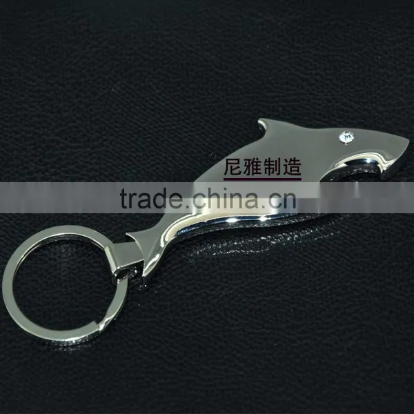 Promotion Porpoise Shape Custom Metal Beer Bottle Opener Keychain photo-2