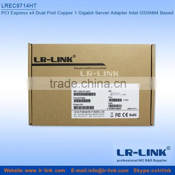 LREC9714HT Intel I350AM4 Chipset Gigabit RJ45 4 Port PCI Express Lan Card For Server photo-6