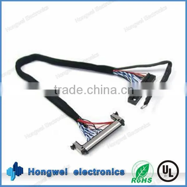 JAE FIR Series Connector FI-RE51HL to Dupont 2.0 and Ring Terminal With 28awg Wire LVDS Extension Cables