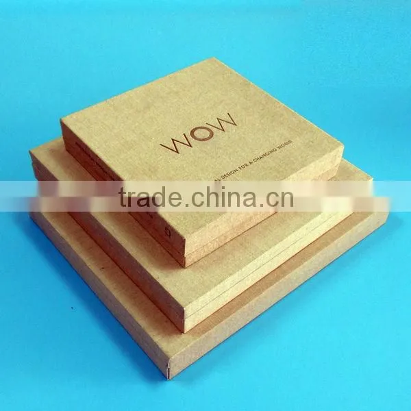 Custom Aqueous Ink Printing Bulk Unharmful Recycled Kraft Paper Box photo-3