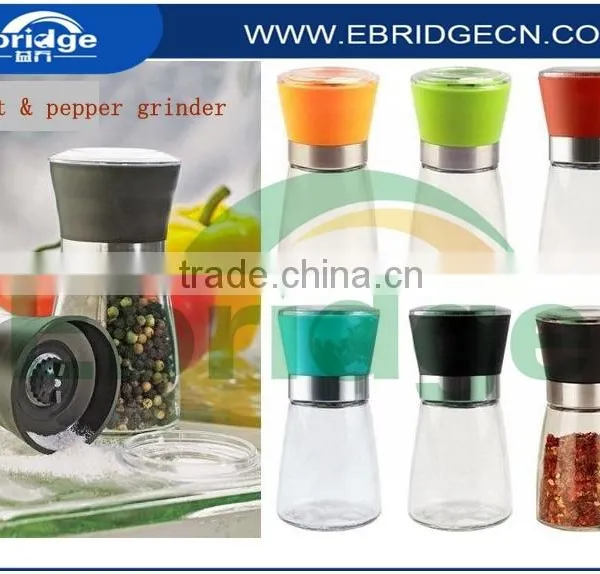Ceramic Core Salt Pepper Mill, Hand Herb Spice Power Grinder photo-3