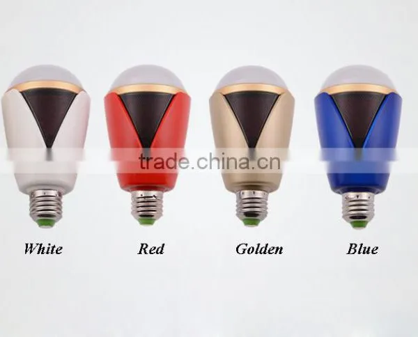 Hot Smart Bluetooth Led Speaker Bulb With Cell Phone Control photo-2