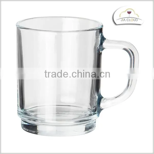 High Quality Black Tea Clear Glass Cup With Handle