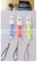 Mini Wired Foldable Selfie Stick Phone Clip Rotation: 270 Degrees for Most Smartphones