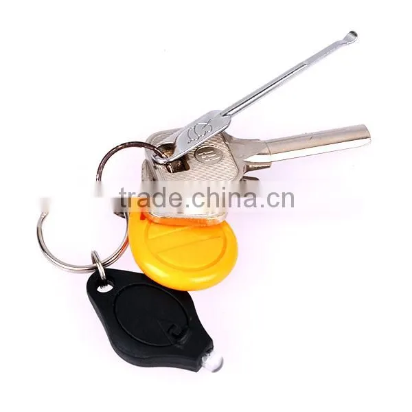 Plastic Multi-Color Promotional Mini Led Flashlight Keychain Factory photo-5