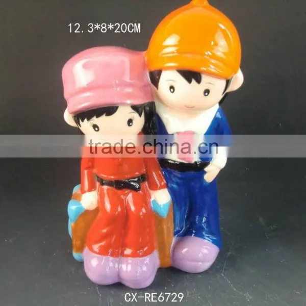 Human Figure High Grade Ceramic Gift for New Couple for Weddings photo-2