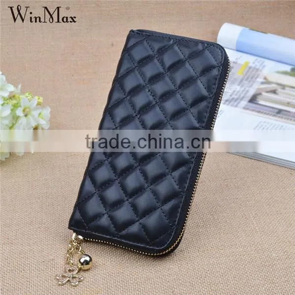 New Arrive Women Long Wallet Lozenge Ladies Credit Holders Coin Purse photo-5