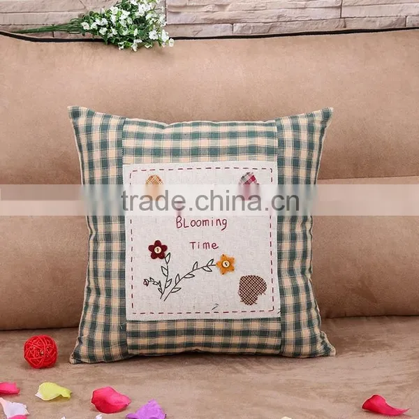 Personality Cartoon Embroidered Cushion Cover Sofa Chair Head Pillow