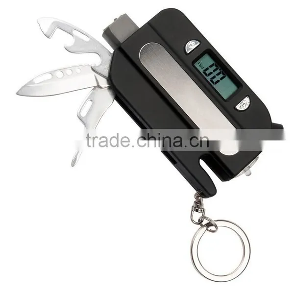 8 In1multifunction LCD Digital Tire Pressure Gauge With LED Light photo-2