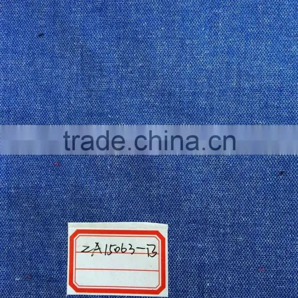 Woven Fabric Poly Cotton 65/35 Plaid Shirt Fabric Supplier photo-2