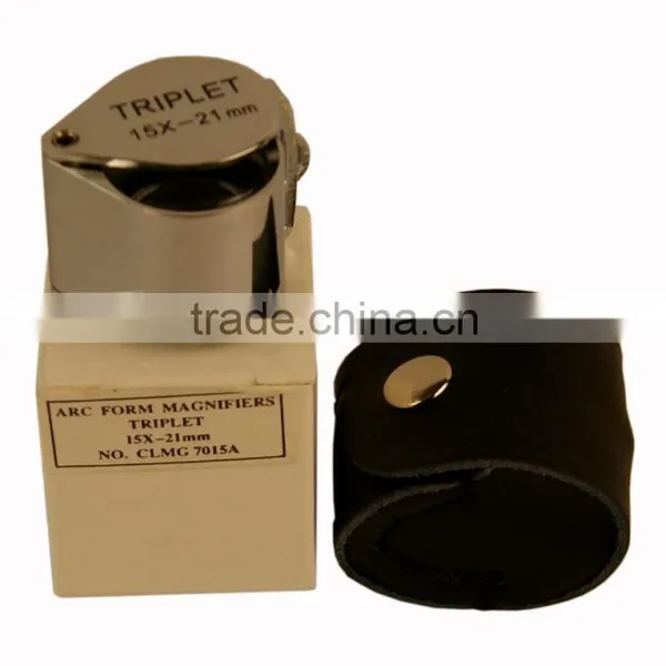 Nice Appearance and Small Package 10X,15X,20X,30X Heart Loupe With Leather Bag photo-2